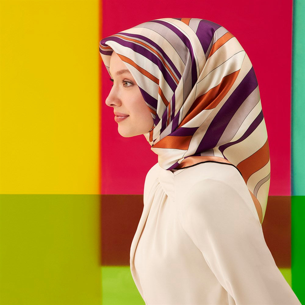Armine Marseille Women Silk Scarf No 1 - Beautiful Hijab Styles