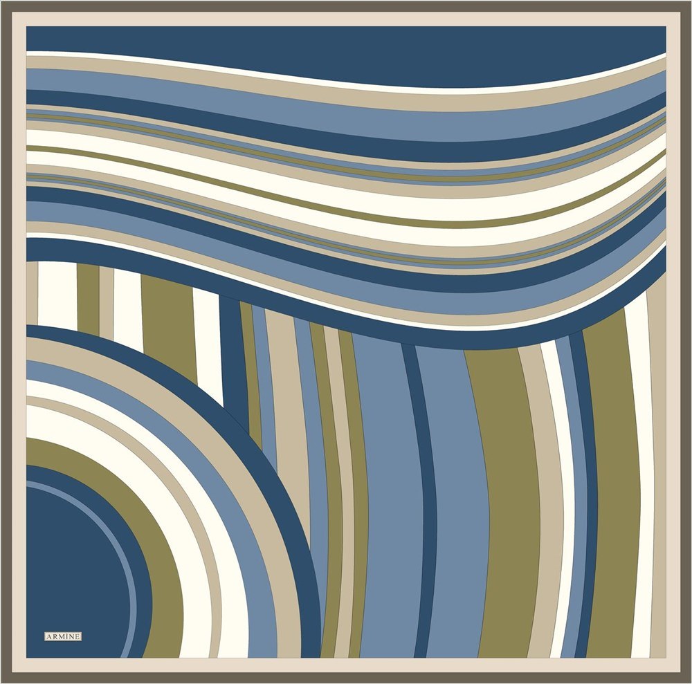 Armine Marseille Women Silk Scarf No 33 - Beautiful Hijab Styles