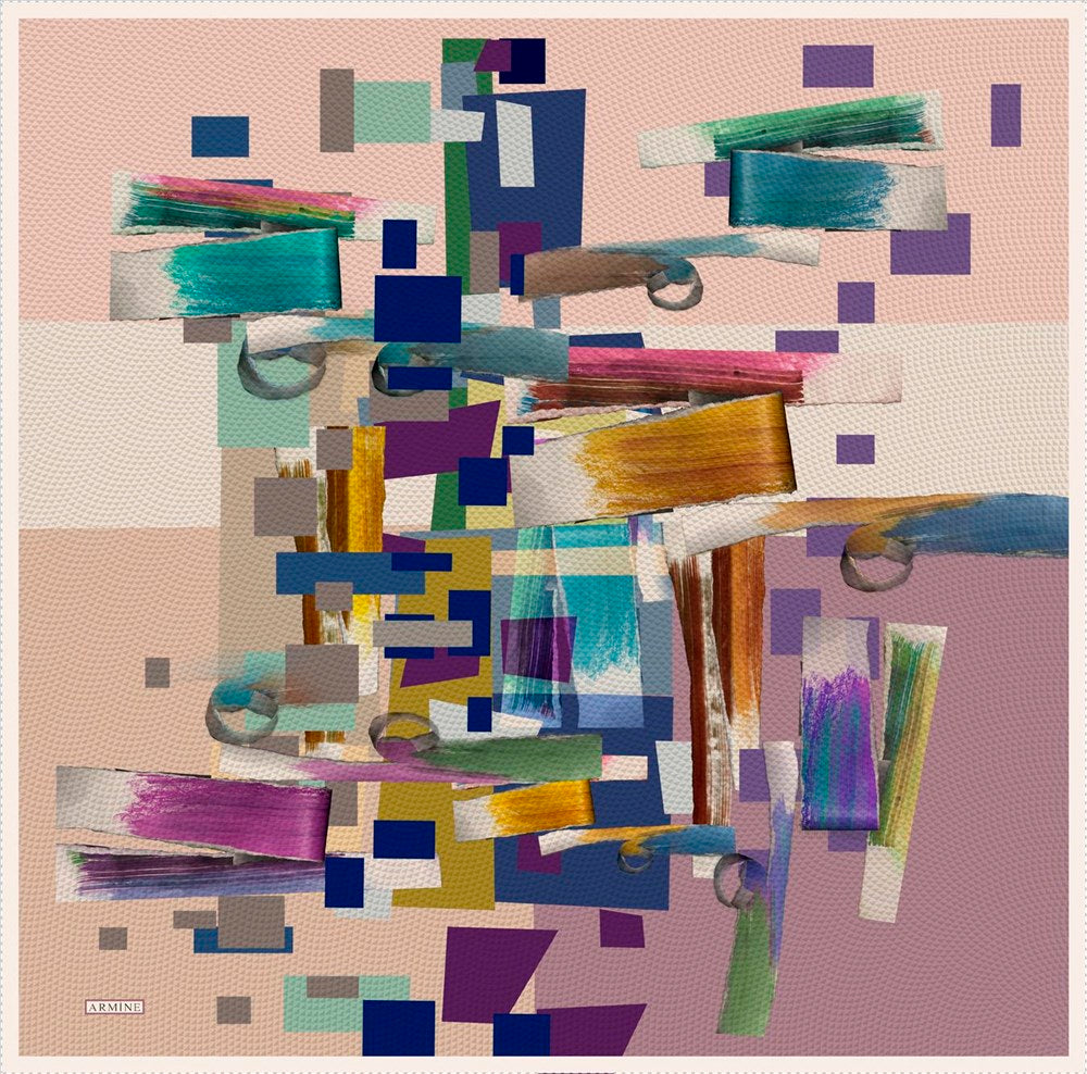 Armine Lyon Women Silk Scarf No 31 - Beautiful Hijab Styles