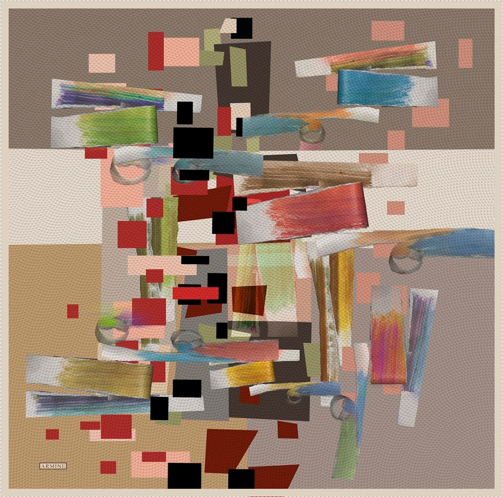 Armine Lyon Women Silk Scarf No 32 - Beautiful Hijab Styles