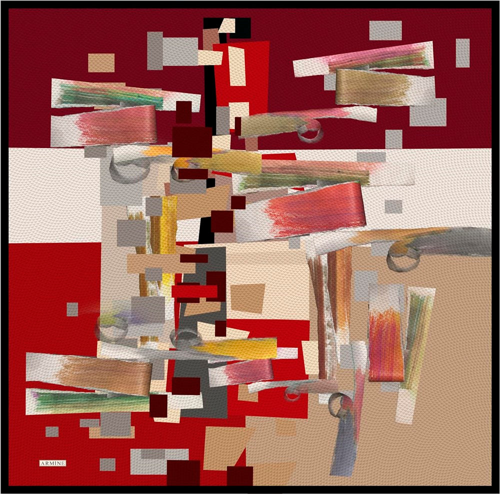 Armine Lyon Women Silk Scarf No 35 - Beautiful Hijab Styles