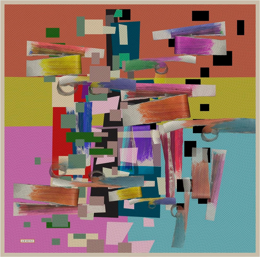 Armine Lyon Women Silk Scarf No 51 - Beautiful Hijab Styles