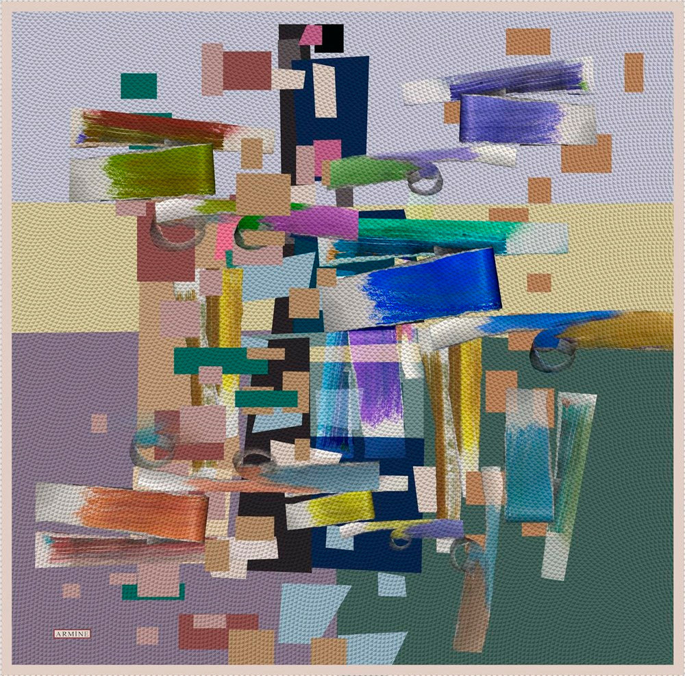 Armine Lyon Women Silk Scarf No 1 - Beautiful Hijab Styles