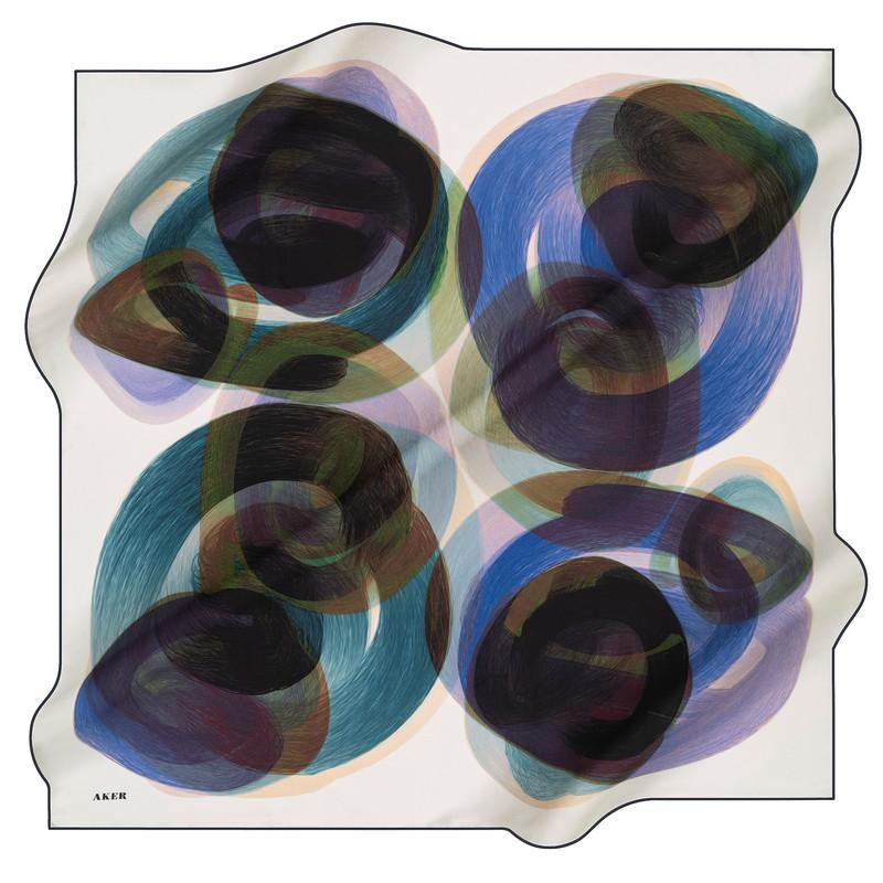 Aker Wanita Turkish Silk Scarf No. 23 - Beautiful Hijab Styles