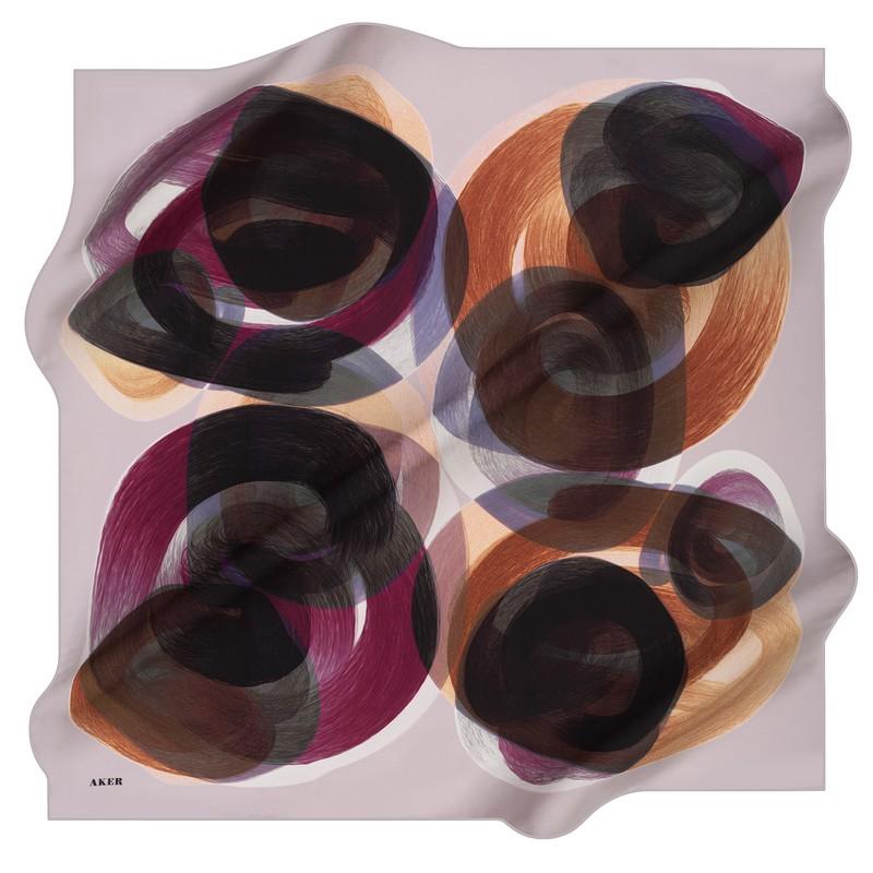 Aker Wanita Turkish Silk Scarf No. 91 - Beautiful Hijab Styles