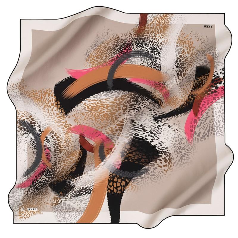 Aker Auckland Arty Silk Scarf No. 19 - Beautiful Hijab Styles