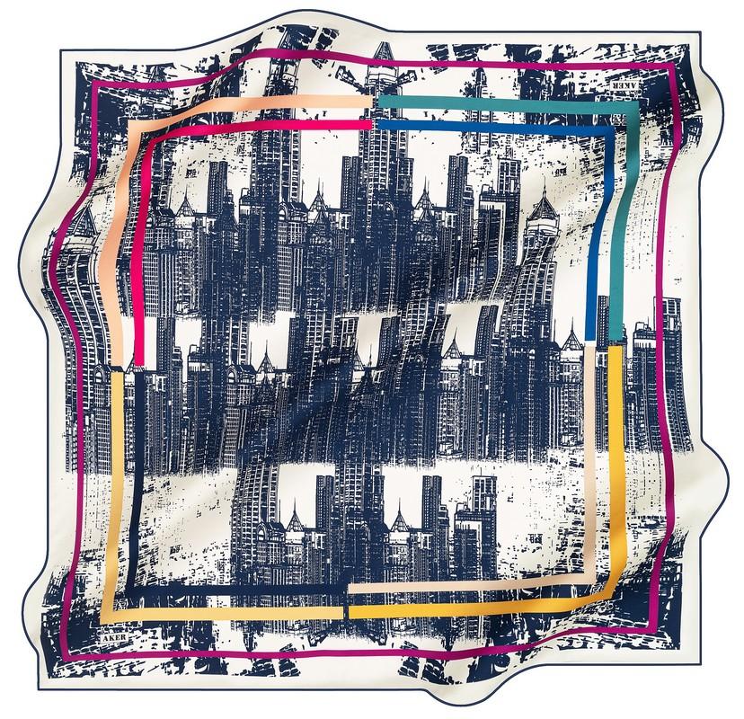 Aker New York Silk Twill Scarf No. 21 - Beautiful Hijab Styles