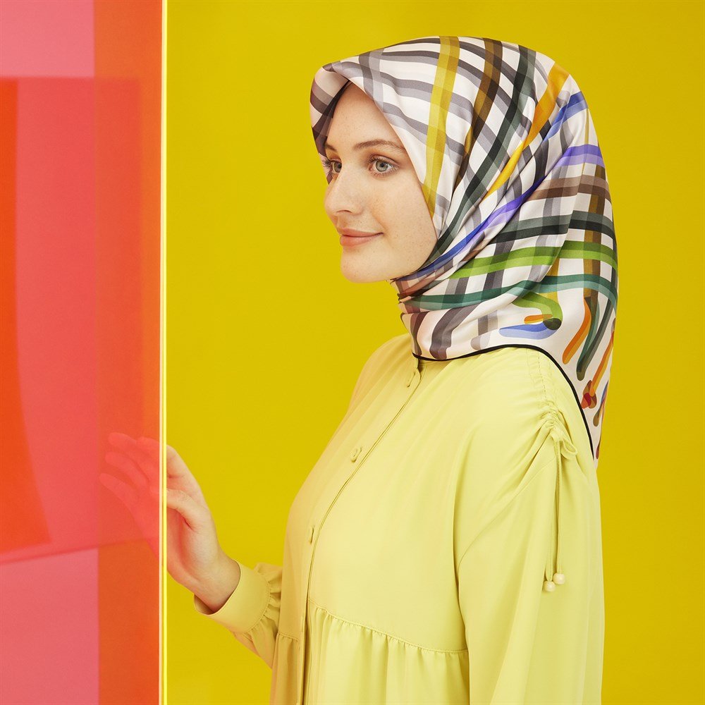 Armine Trendy Women Silk Scarf No. 1 - Beautiful Hijab Styles