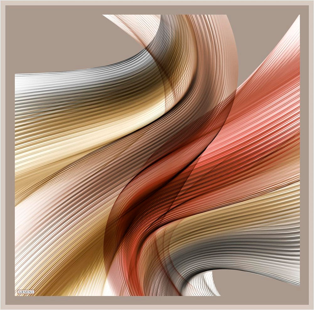 Armine Summer Wave Silk Hair Wrap No 8 - Beautiful Hijab Styles