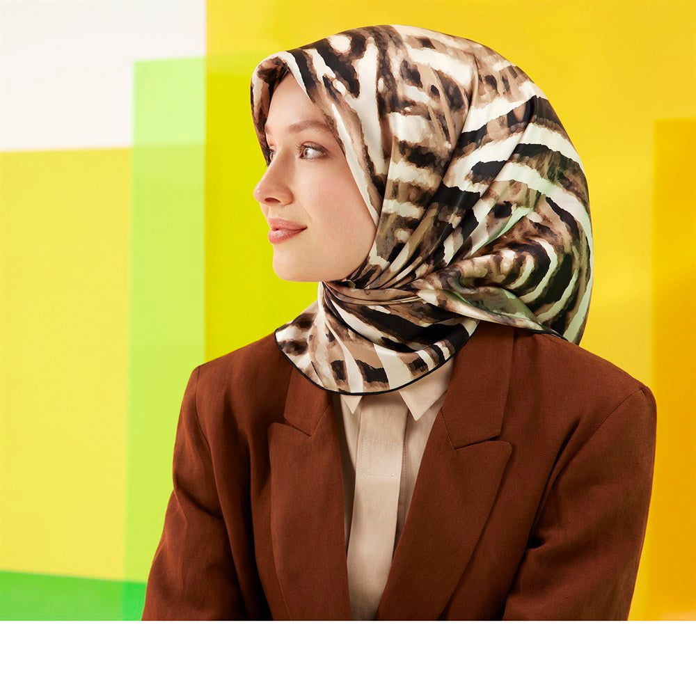 Armine Zanaya Classy Silk Scarf - Beautiful Hijab Styles