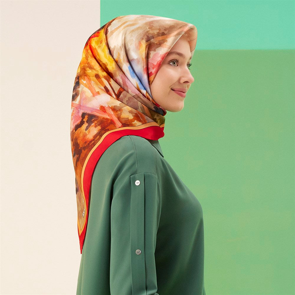 Armine Odette Women Silk Scarf No 1 - Beautiful Hijab Styles