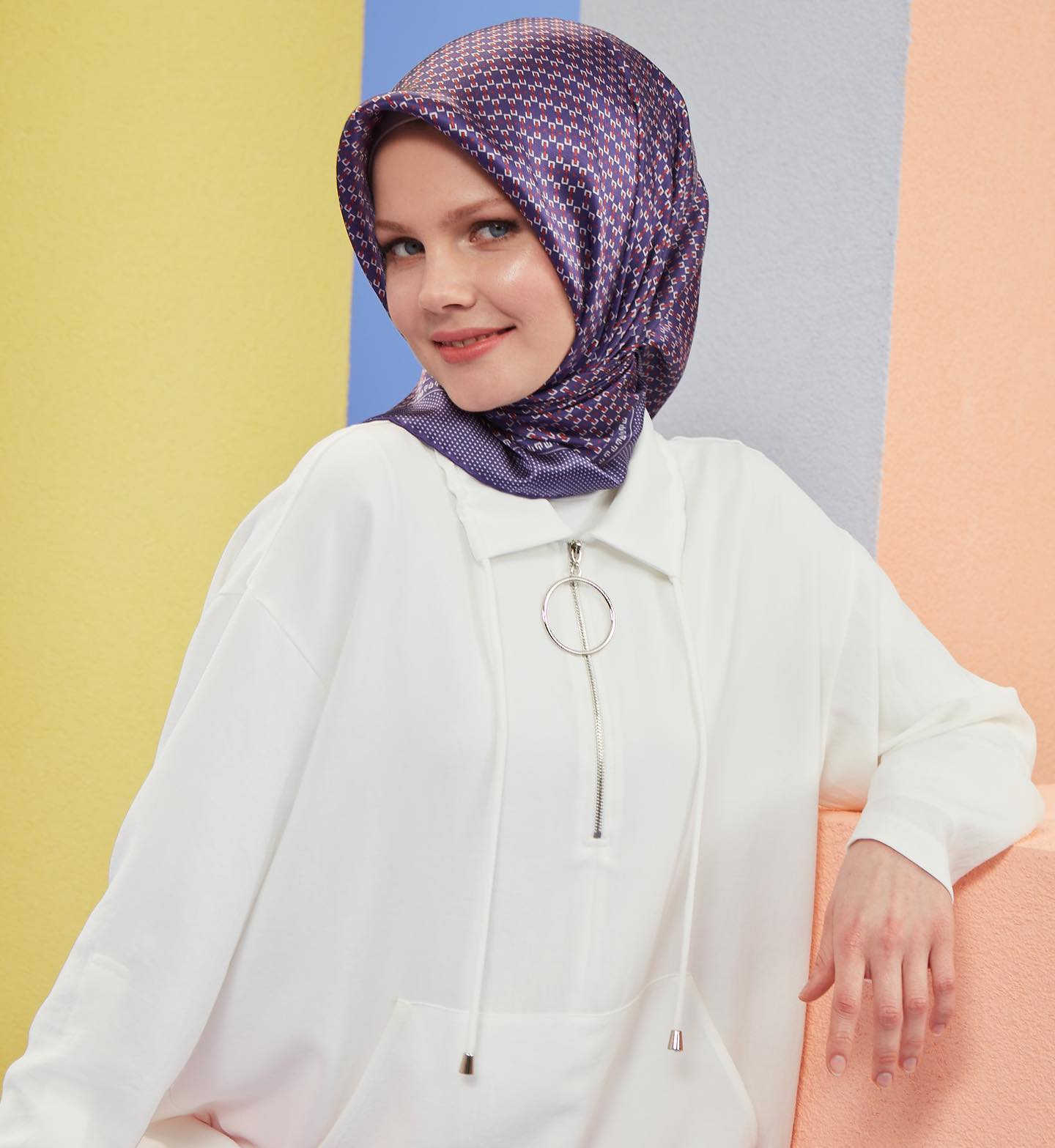 Armine Honey Essential Silk Scarf - Beautiful Hijab Styles
