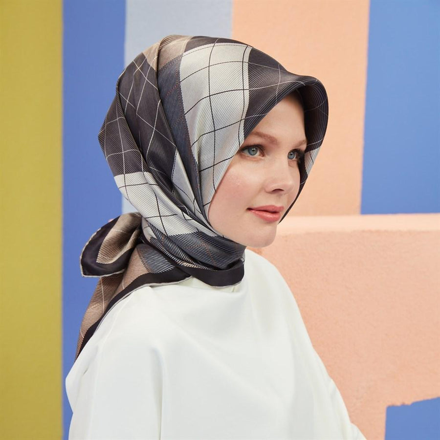 Armine Parker Women Silk Scarf No. 1 - Beautiful Hijab Styles