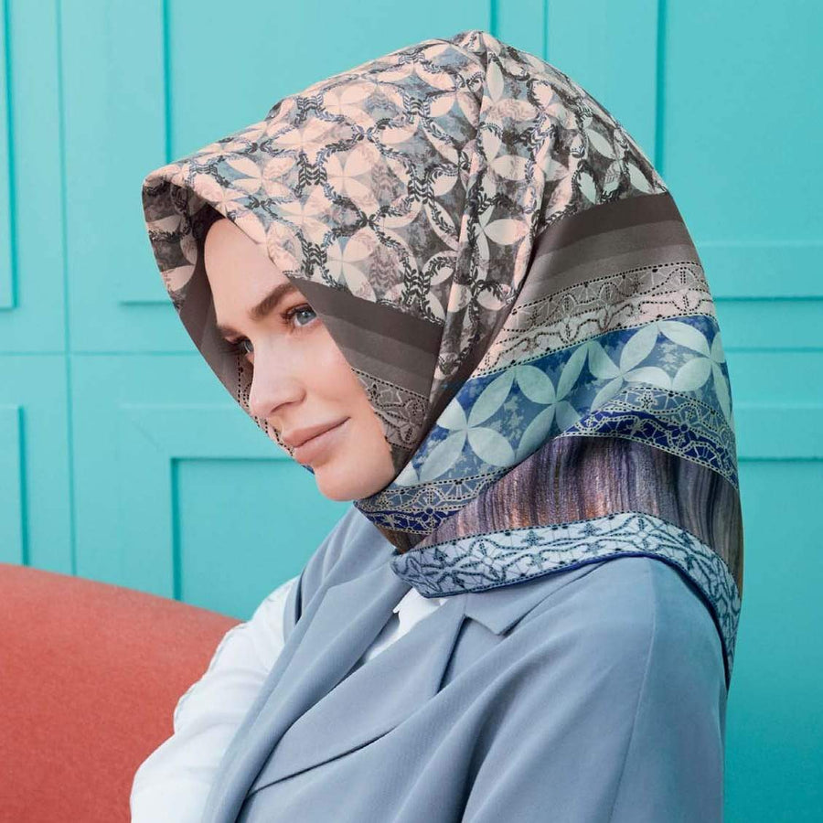 Armine Amethyst Gorgeous Silk Scarf - Beautiful Hijab Styles