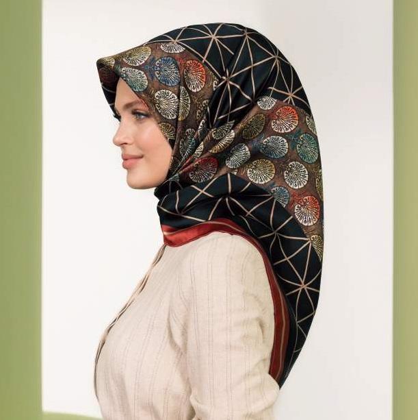 Armine Nura Turkish Silk Scarf No. 1 - Beautiful Hijab Styles