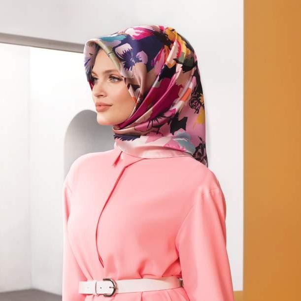 Armine Flora Turkish Silk Scarf No. 1 - Beautiful Hijab Styles