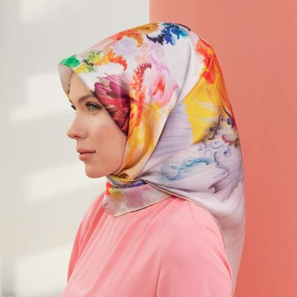 Armine Iris Turkish Silk Hair Cover No. 1 - Beautiful Hijab Styles