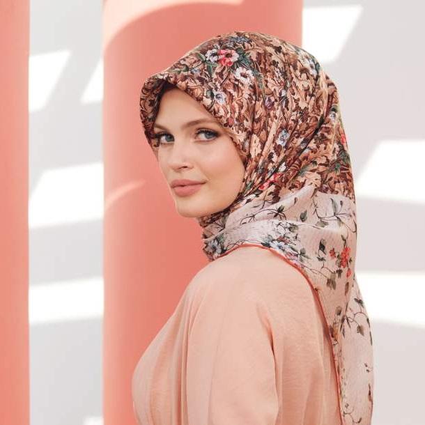 Armine Fleur Turkish Silk Wrap No. 1 - Beautiful Hijab Styles
