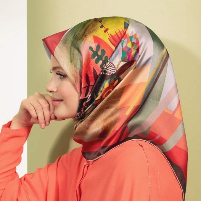 Armine Summer Turkish Silk Scarf No. 1 - Beautiful Hijab Styles