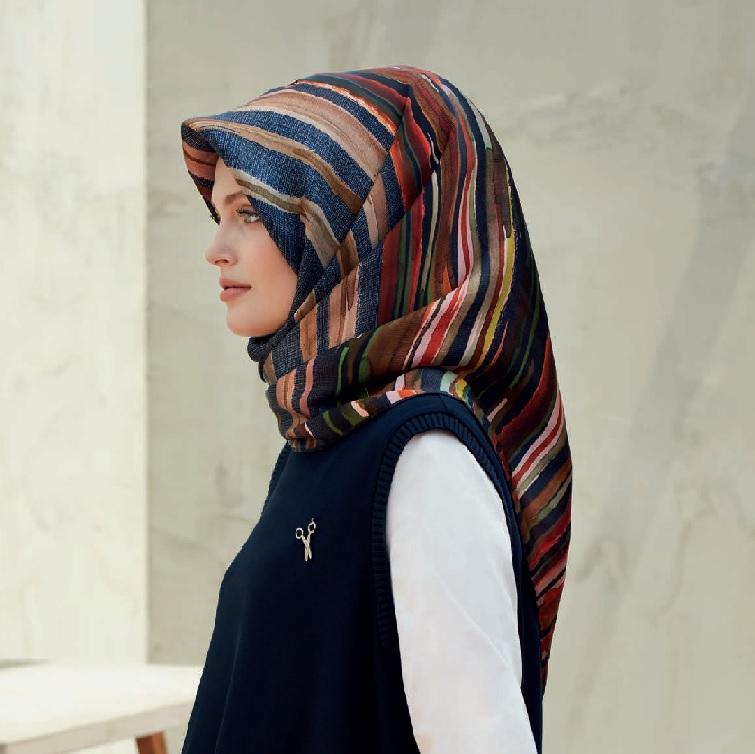Armine Fedora Turkish Silk Scarf No. 35 - Beautiful Hijab Styles