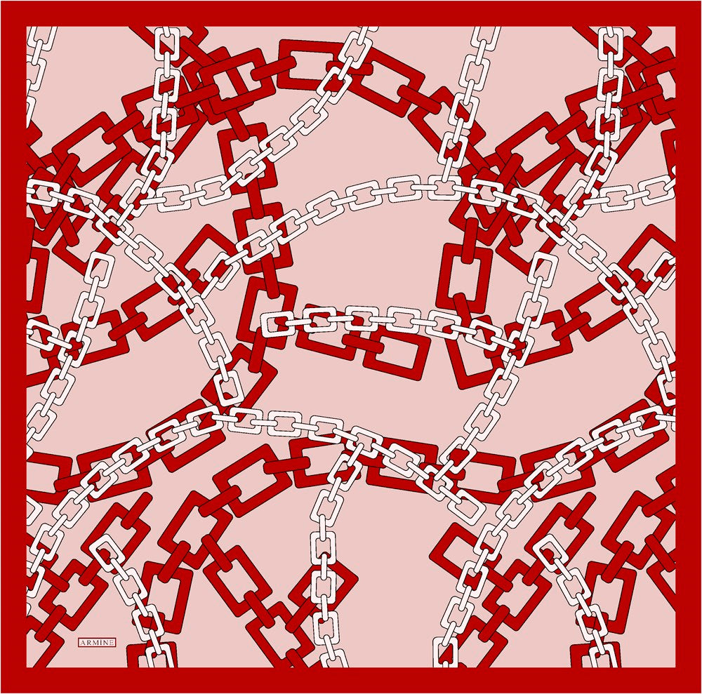 Armine Love Chain Ladies Silk Scarf No 9 - Beautiful Hijab Styles