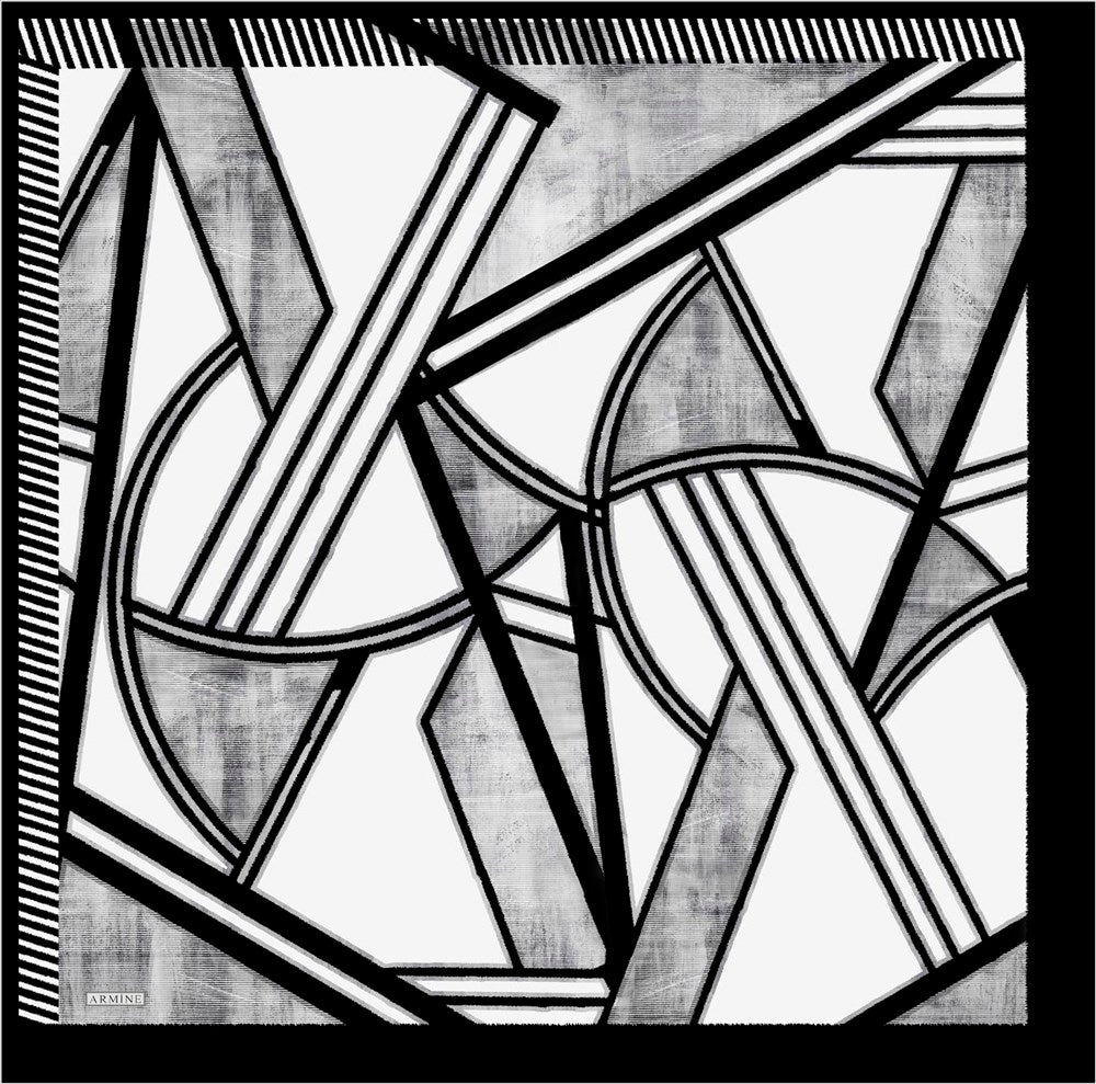 Armine Michelle Formal Silk Scarf No. 9 - Beautiful Hijab Styles