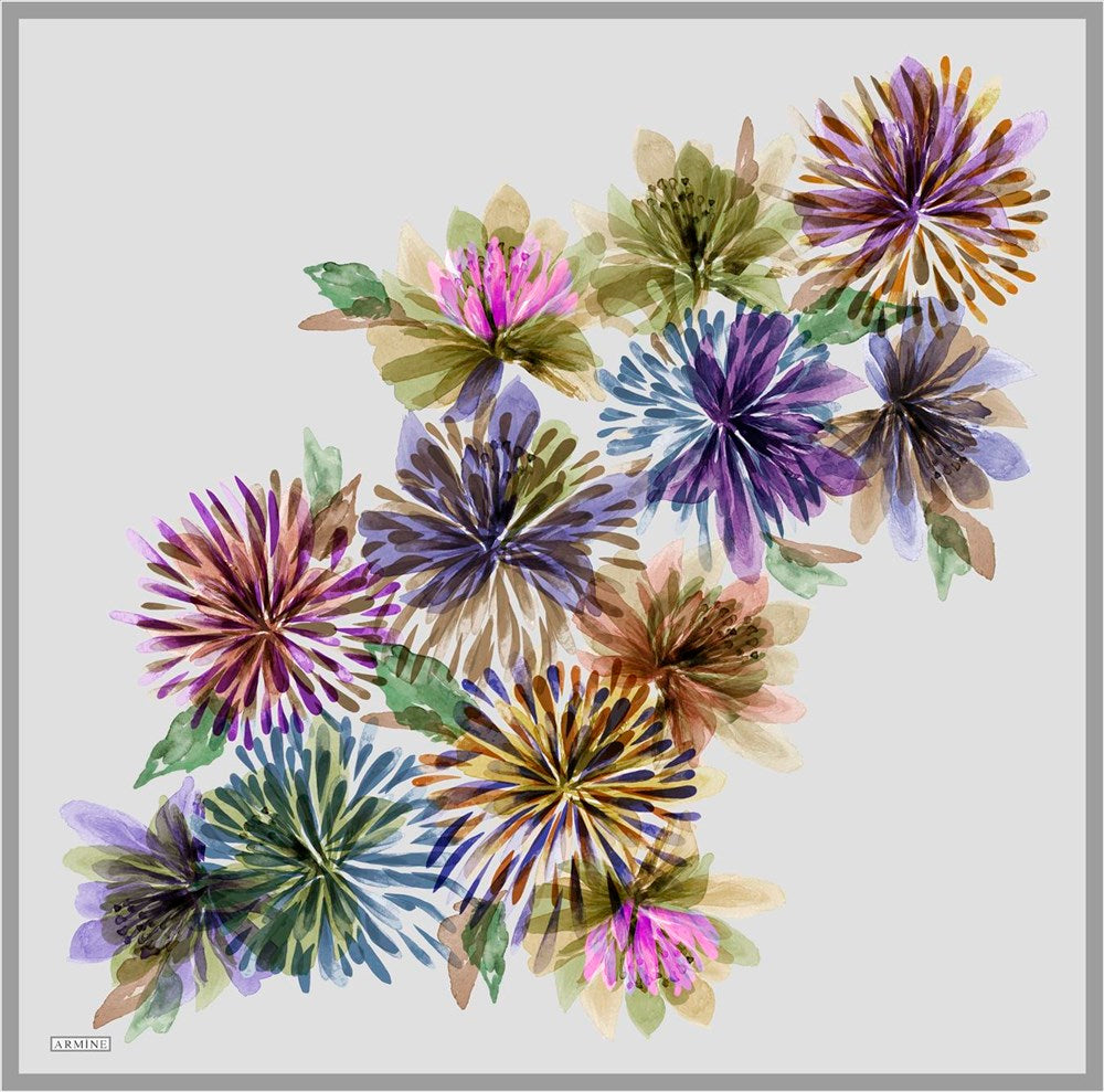 Armine Daisy Women Silk Scarf No 34 - Beautiful Hijab Styles