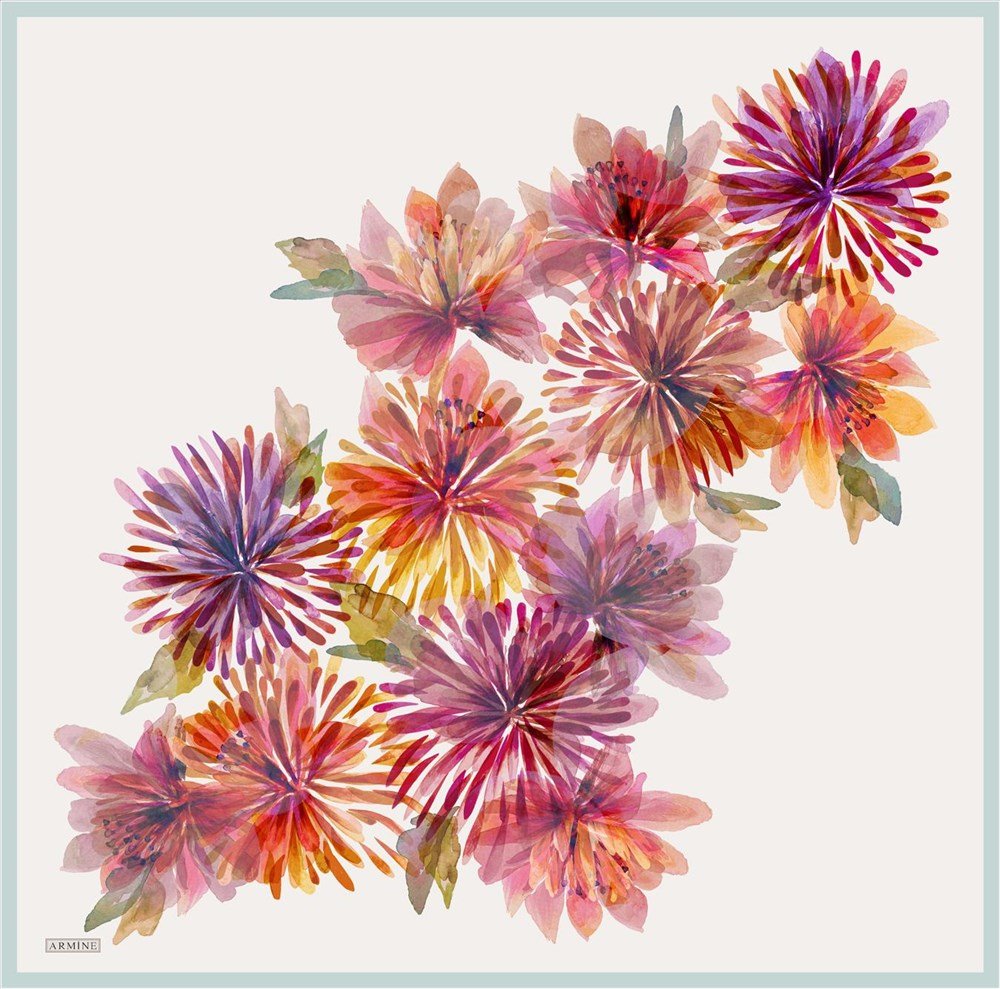 Armine Daisy Women Silk Scarf No 1 - Beautiful Hijab Styles