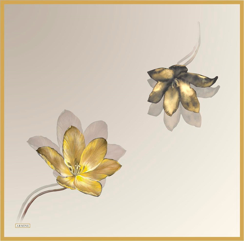 Armine Peace Floral Silk Scarf No 39 - Beautiful Hijab Styles