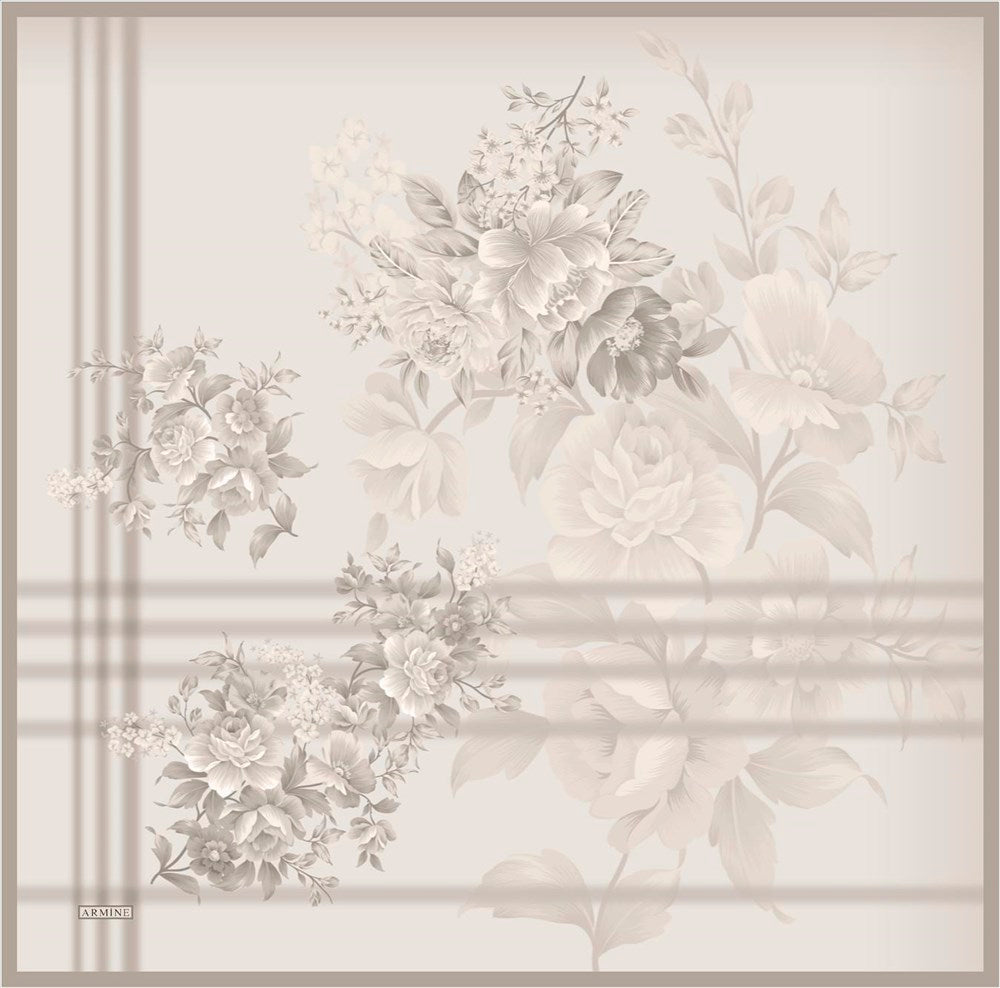 Armine Sutri Wedding Silk Scarf No 32 - Beautiful Hijab Styles