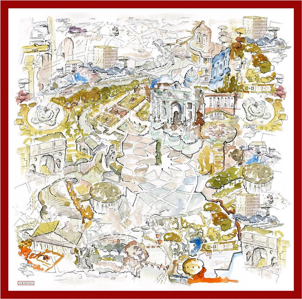 Armine Capitol Women Silk Scarf No. 31 - Beautiful Hijab Styles