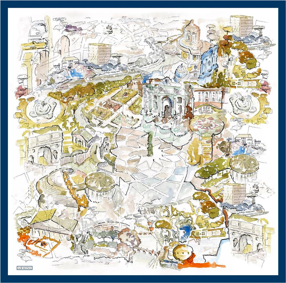 Armine Capitol Women Silk Scarf No. 32 - Beautiful Hijab Styles