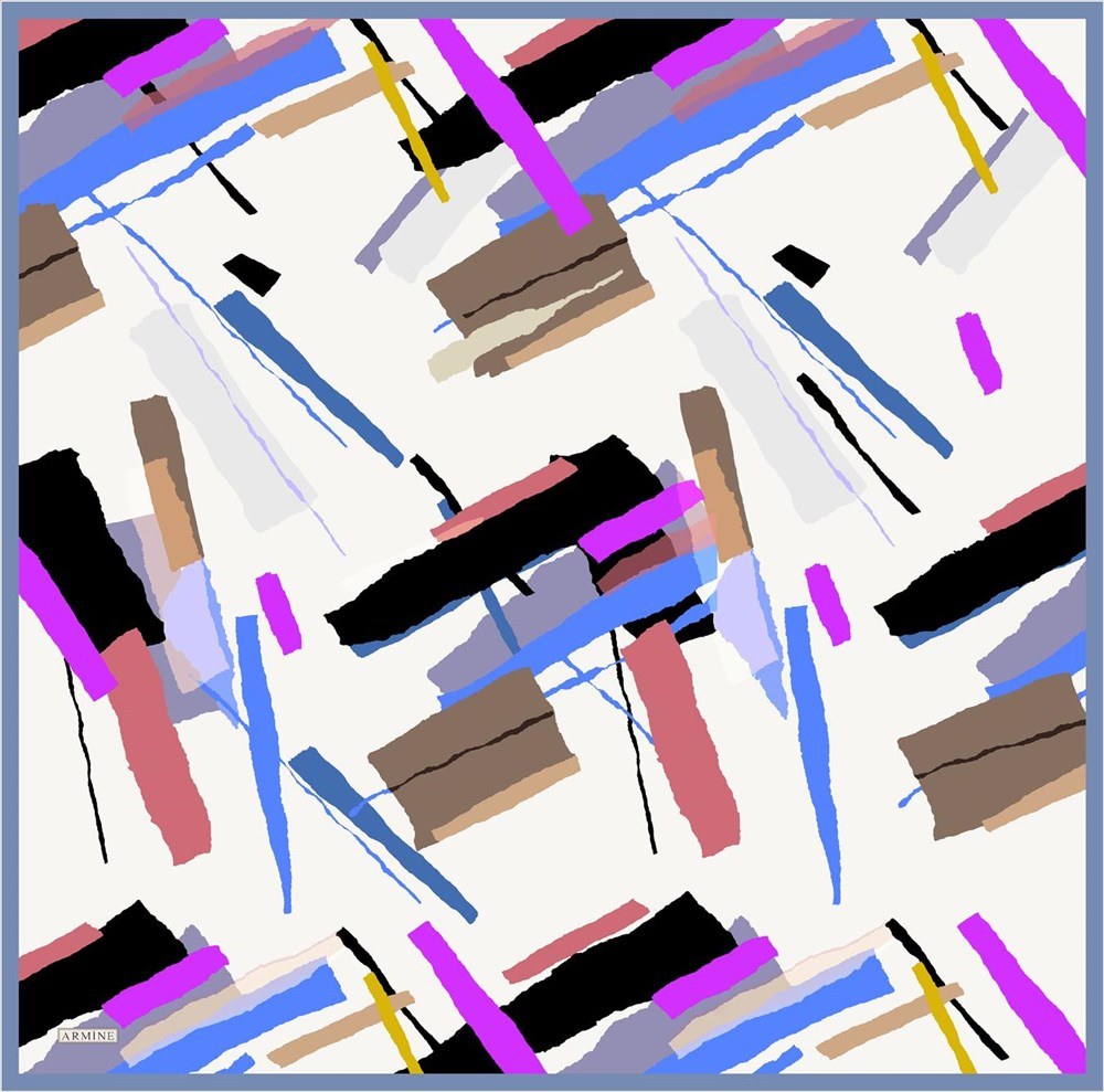 Armine Confetti Chic Silk Scarf No 1 - Beautiful Hijab Styles