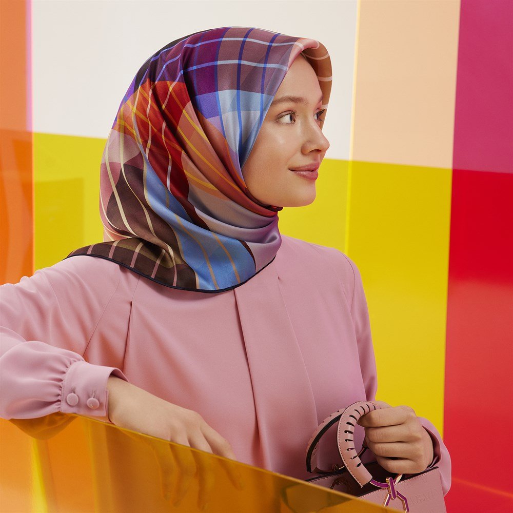 Armine Delphi Women Silk Scarf No 1 - Beautiful Hijab Styles