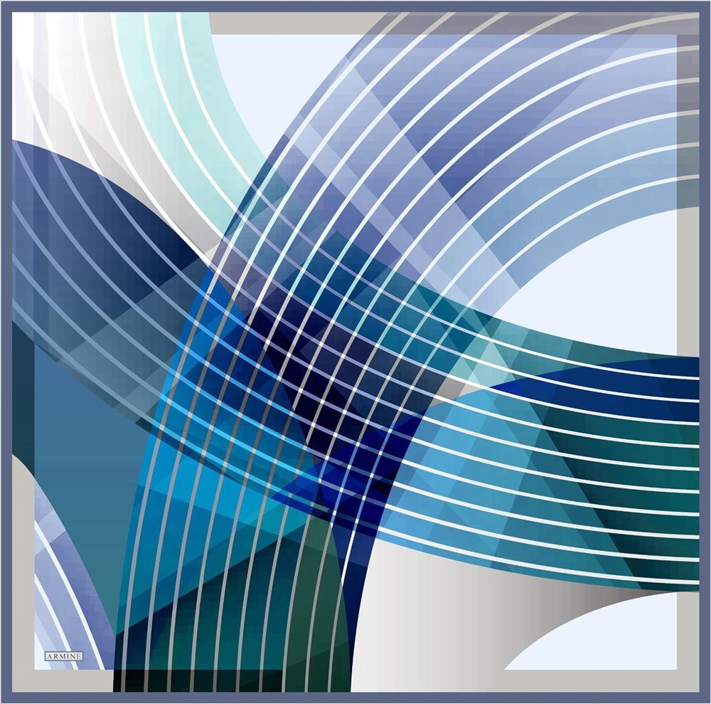 Armine Delphi Women Silk Scarf No 4 - Beautiful Hijab Styles