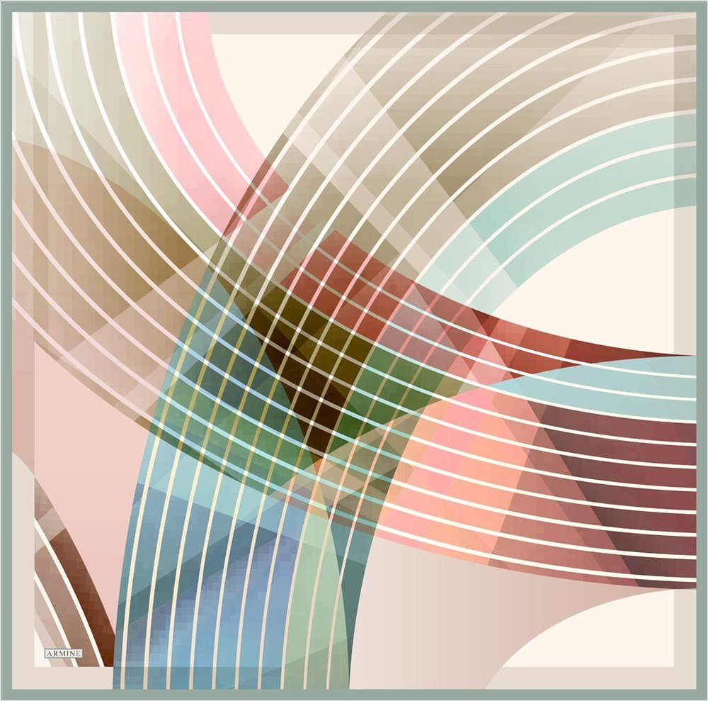 Armine Delphi Women Silk Scarf No 41 - Beautiful Hijab Styles