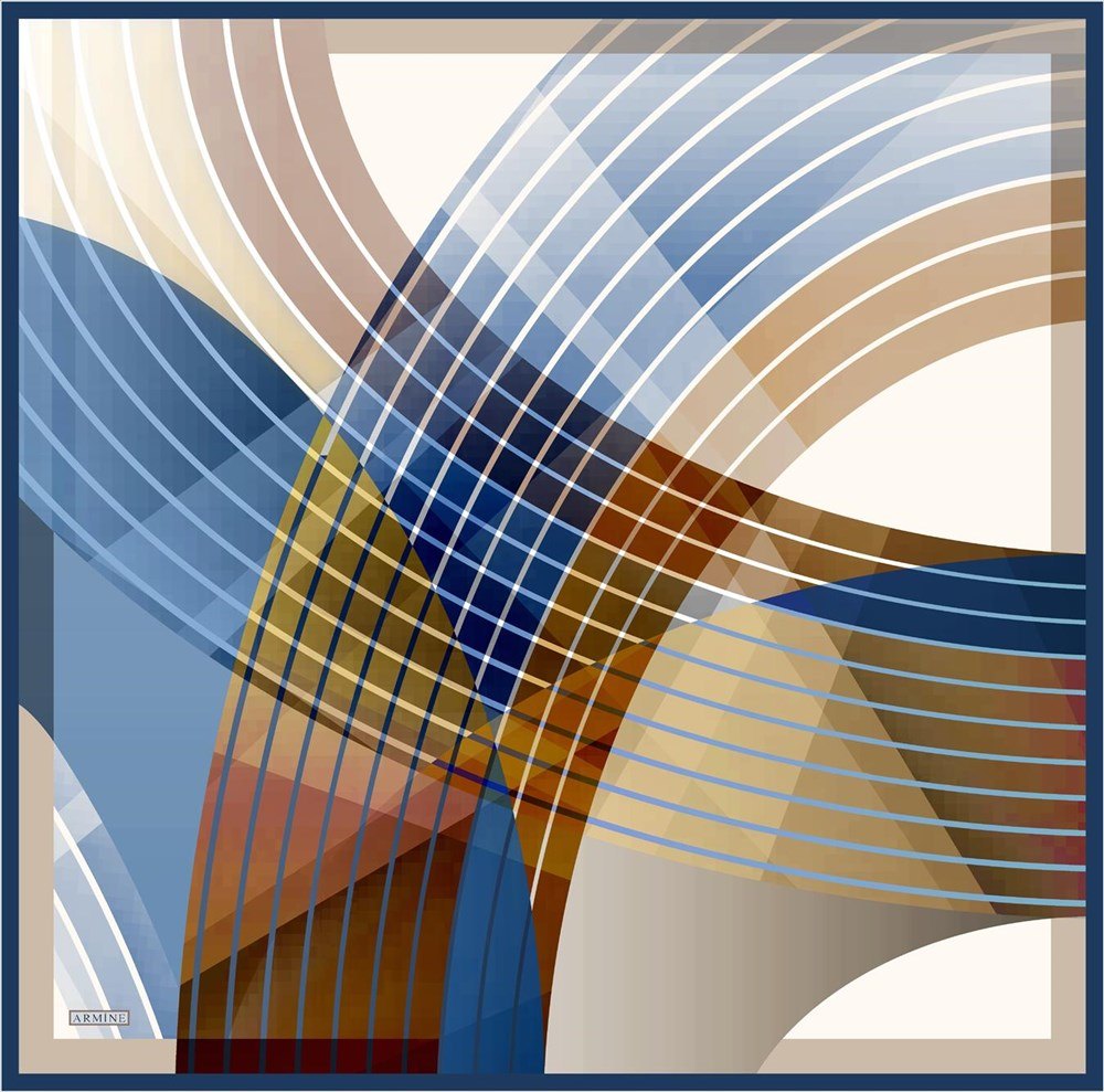 Armine Delphi Women Silk Scarf No 8 - Beautiful Hijab Styles