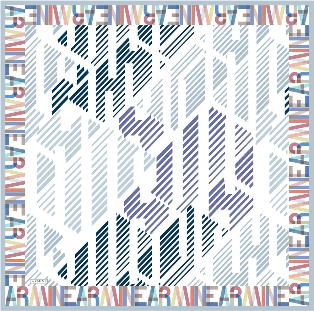 Armine Matrix Modern Silk Scarf No 47 - Beautiful Hijab Styles