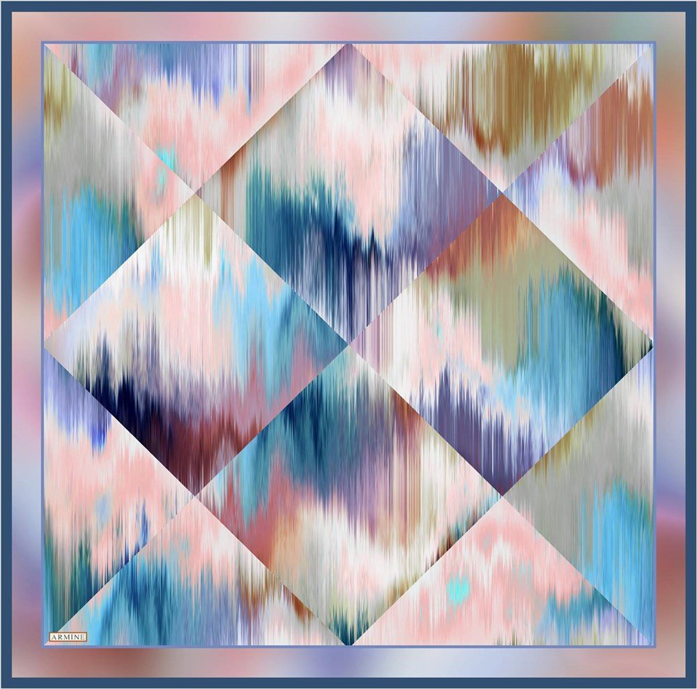 Armine Maori Vibrant Silk Scarf No 2 - Beautiful Hijab Styles