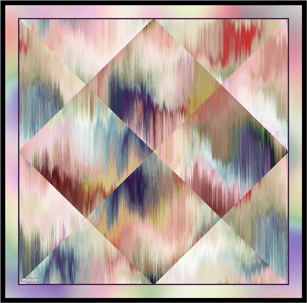 Armine Maori Vibrant Silk Scarf No 1 - Beautiful Hijab Styles