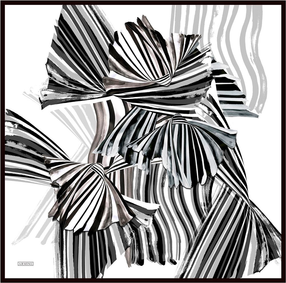 Armine Warp Abstract Silk Scarf No. 2 - Beautiful Hijab Styles