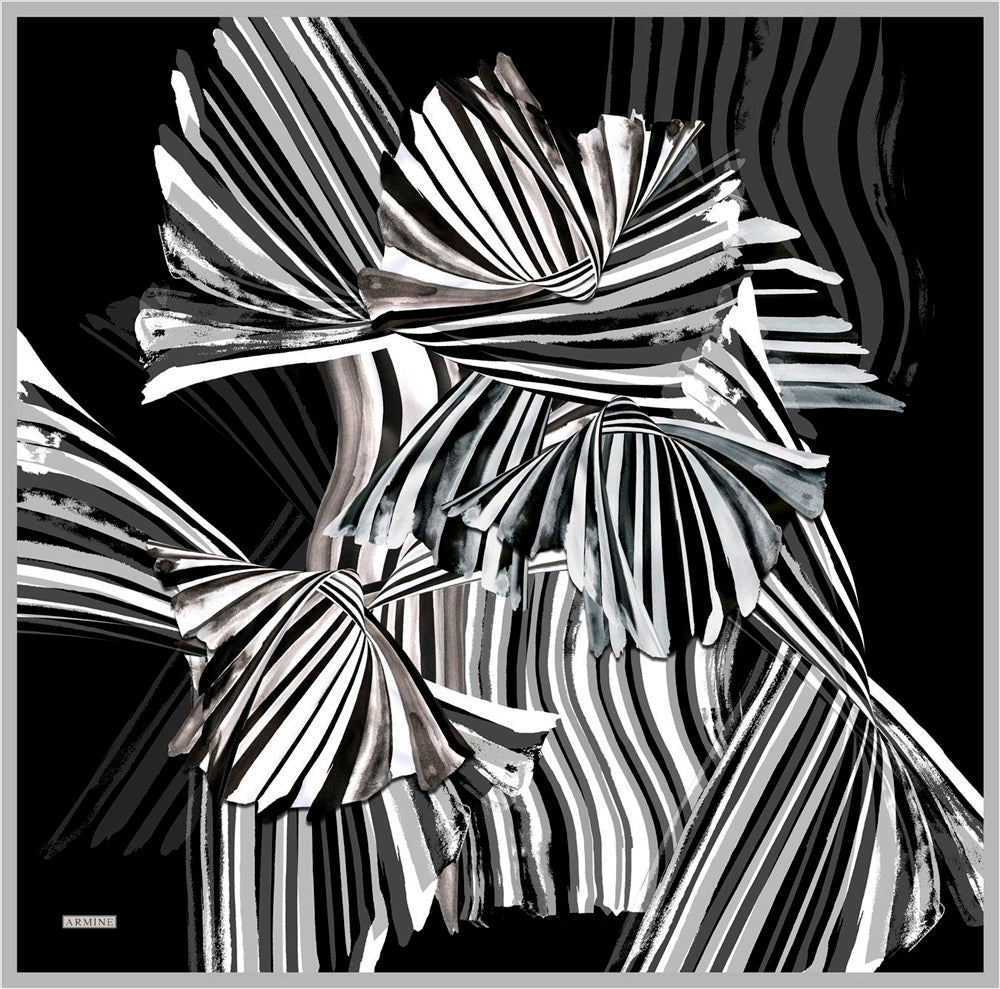 Armine Warp Abstract Silk Scarf No. 5 - Beautiful Hijab Styles