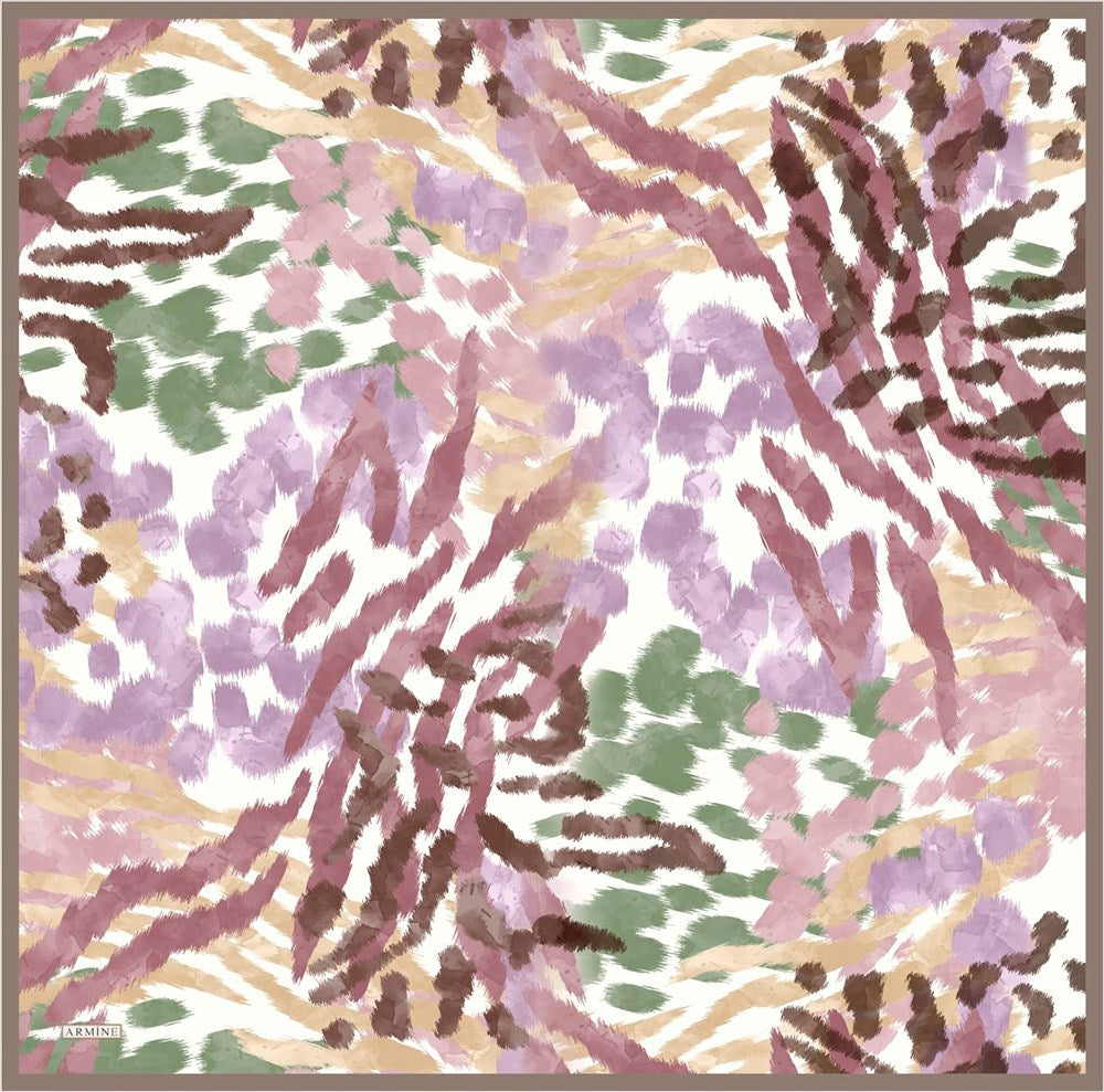 Armine Vibrant Safari Silk Scarf No. 2 - Beautiful Hijab Styles