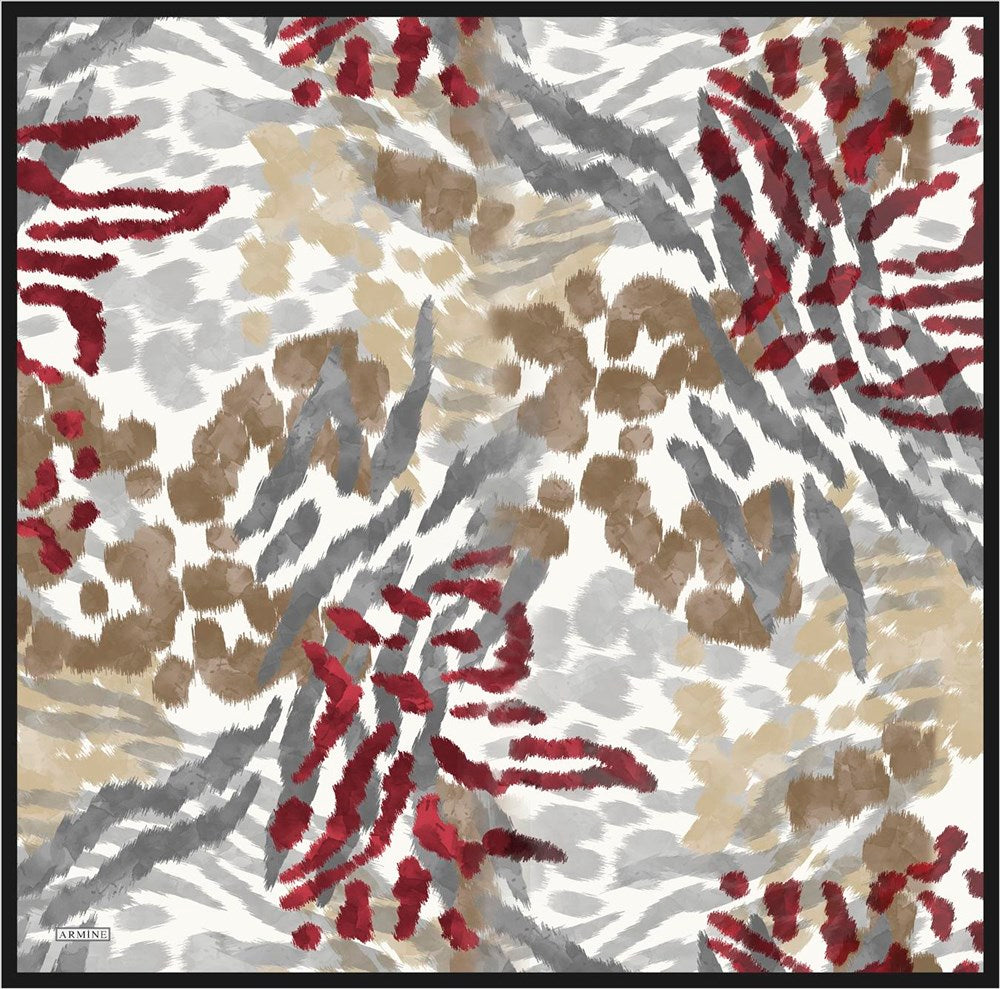 Armine Vibrant Safari Silk Scarf No 32 - Beautiful Hijab Styles