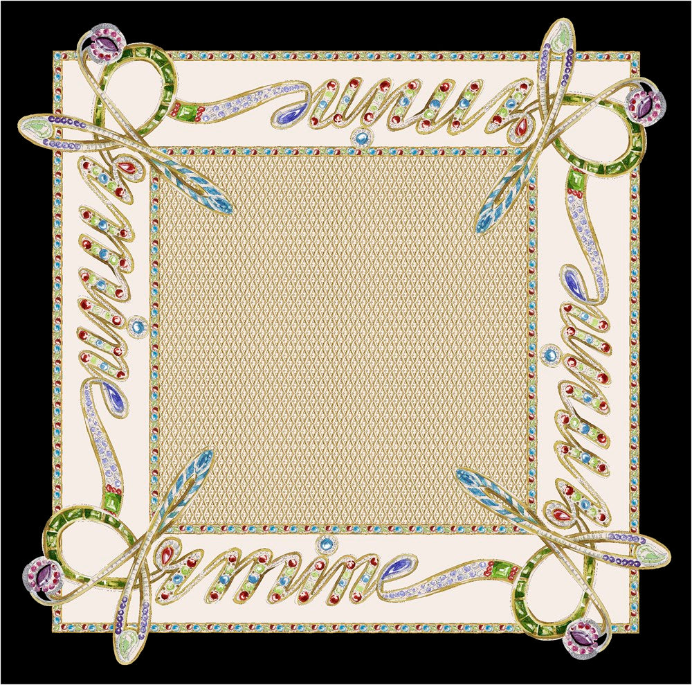 Armine Charmed Women Silk Scarf No 1 - Beautiful Hijab Styles