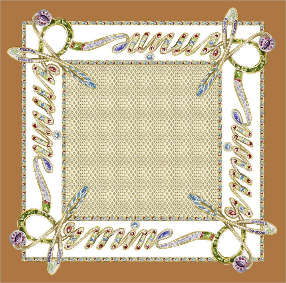 Armine Charmed Women Silk Scarf No 21 - Beautiful Hijab Styles