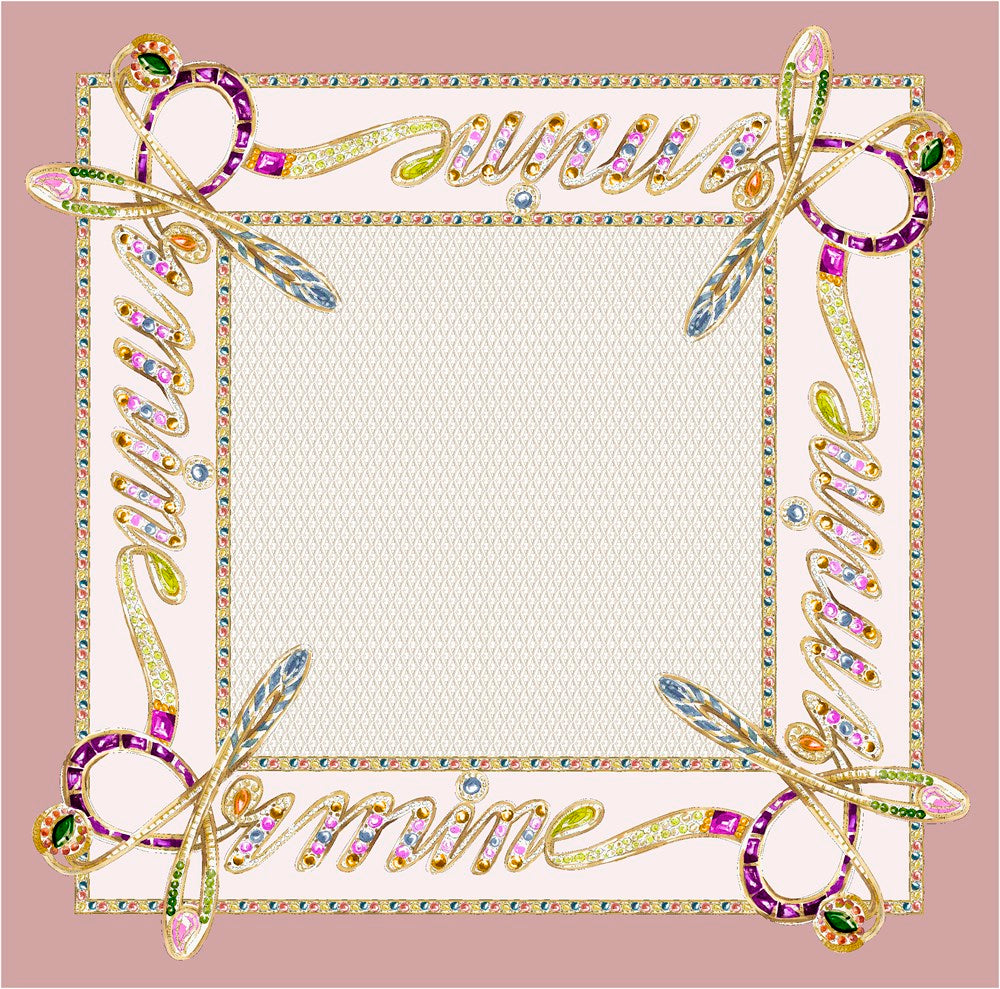 Armine Charmed Women Silk Scarf No 34 - Beautiful Hijab Styles