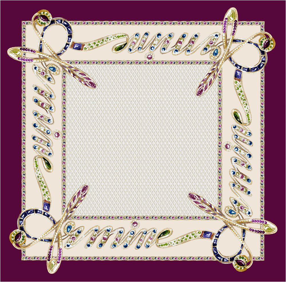 Armine Charmed Women Silk Scarf No 37 - Beautiful Hijab Styles