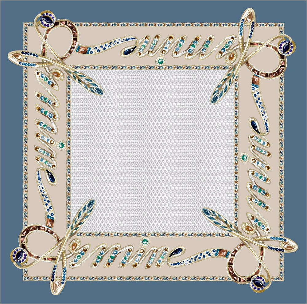 Armine Charmed Women Silk Scarf No 38 - Beautiful Hijab Styles