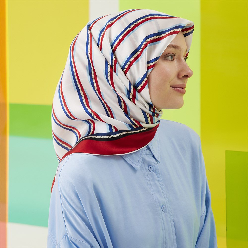 Armine Holiday Designer Silk Scarf No 1 - Beautiful Hijab Styles
